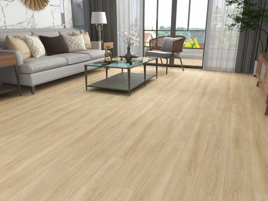 GLU PRO, Glue Down Vinyl Plank LVT Flooring, 22 mil, 3mm 37.333 Sq Ft/Box Sycamore