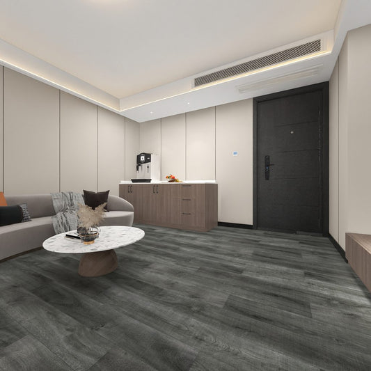 DURA PRO, Click-In Vinyl Plank SPC Flooring, 22 mil, 6.5mm 19.225 Sq Ft/Box Ducal
