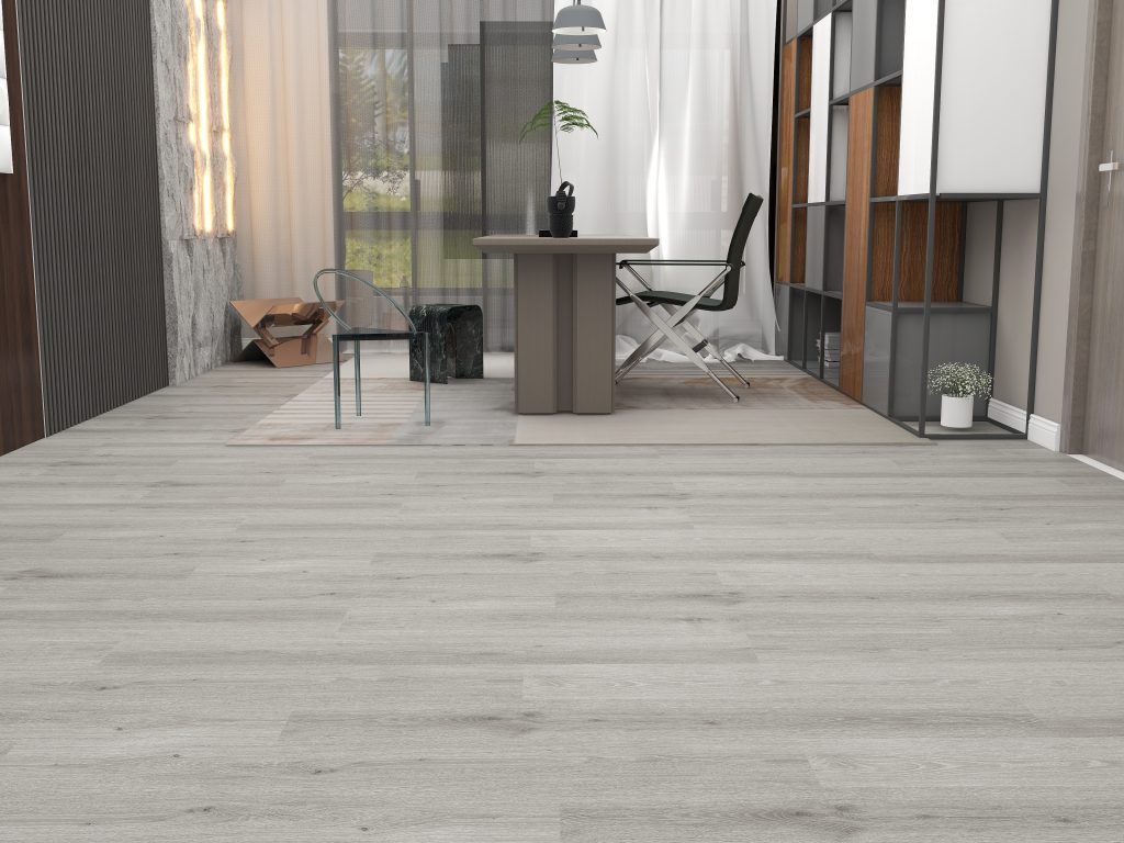 GRIPTECH PRO LooseLay Vinyl Plank LVT Flooring, 28 Mil, 5mm 24.166 Sq Ft/Box Grey Hickory