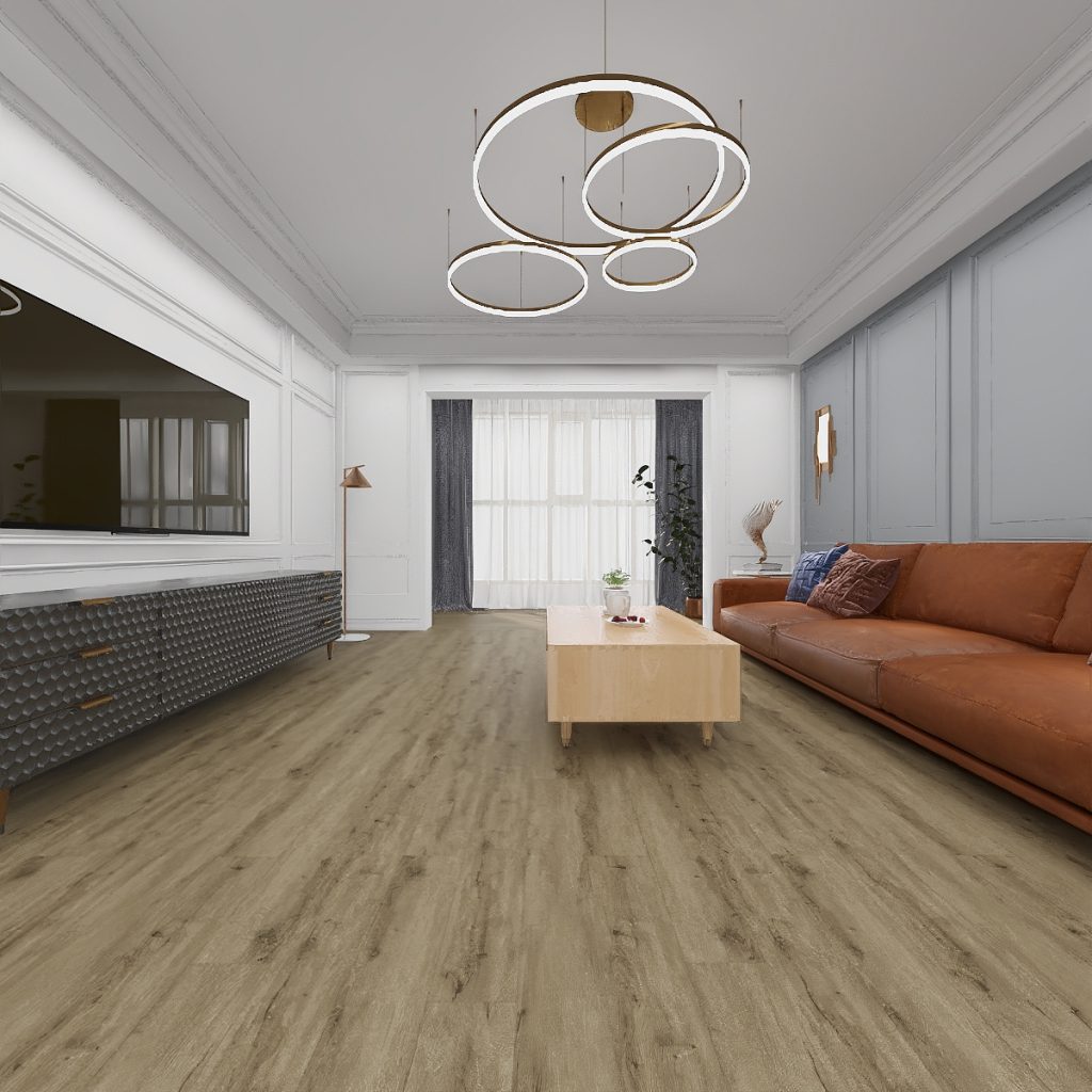 GRIPTECH PRO LooseLay Vinyl Plank LVT Flooring, 28 Mil, 5mm 24.166 Sq Ft/Box Silverstone