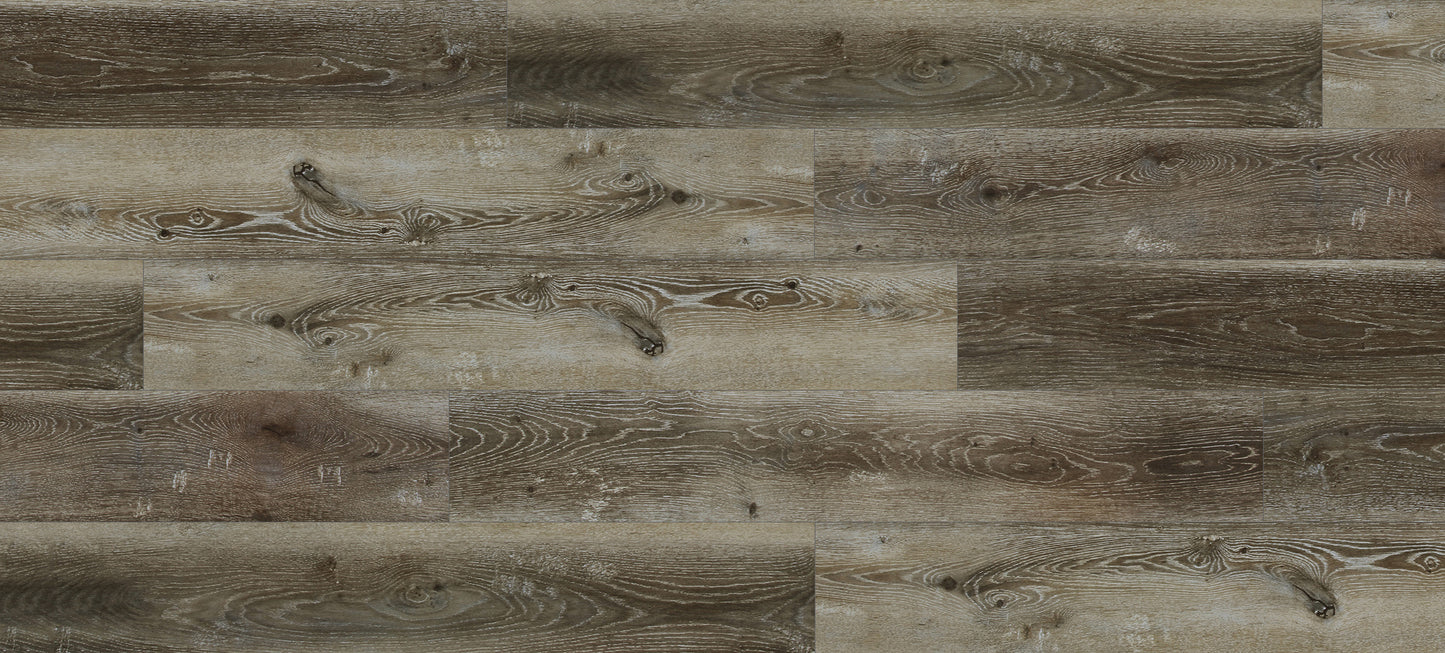 DURA PRO, Click-In Vinyl Plank SPC Flooring, 22 mil, 6.5mm 19.225 Sq Ft/Box Willamette