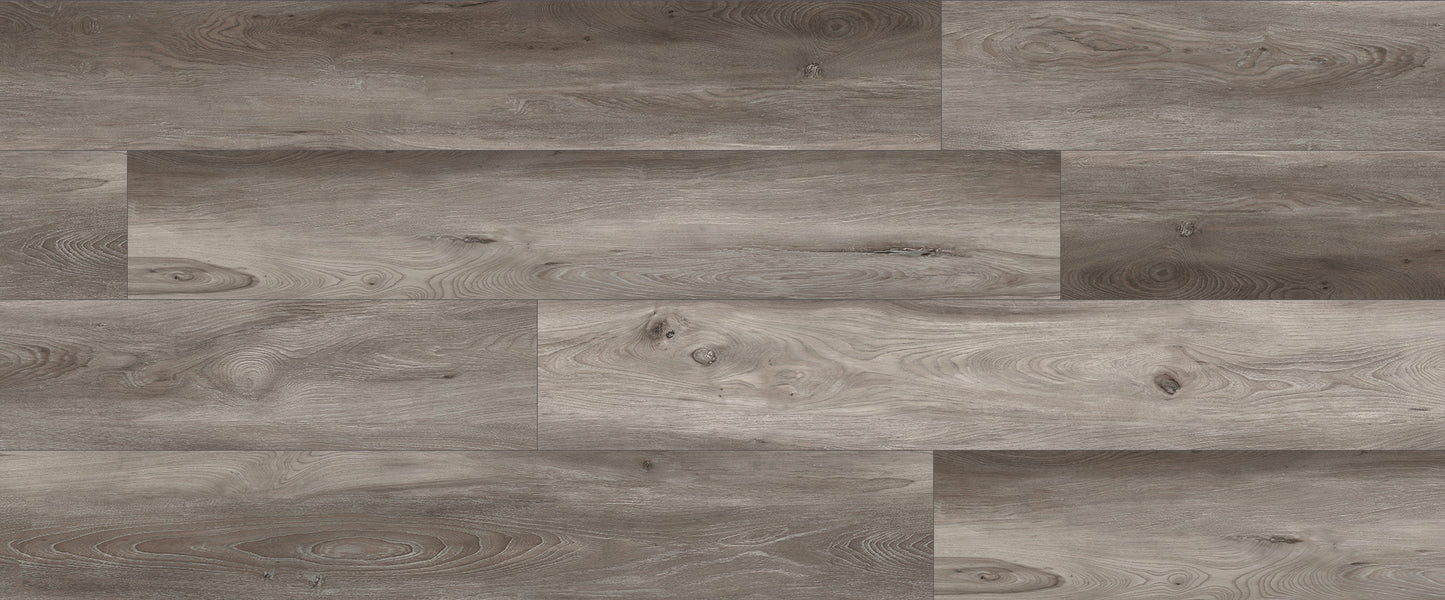 DURA PRO, Click-In Vinyl Plank SPC Flooring, 22 mil, 6.5mm 19.225 Sq Ft/Box ELMES