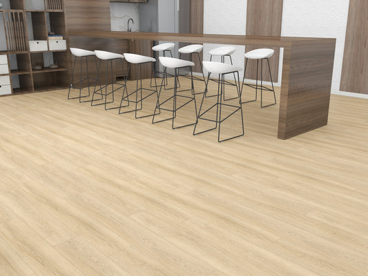 SELECT PRO Click-In Vinyl Plank SPC Flooring, 22 mil, 5.7mm 24.031 Sq Ft/Box SYCAMORE