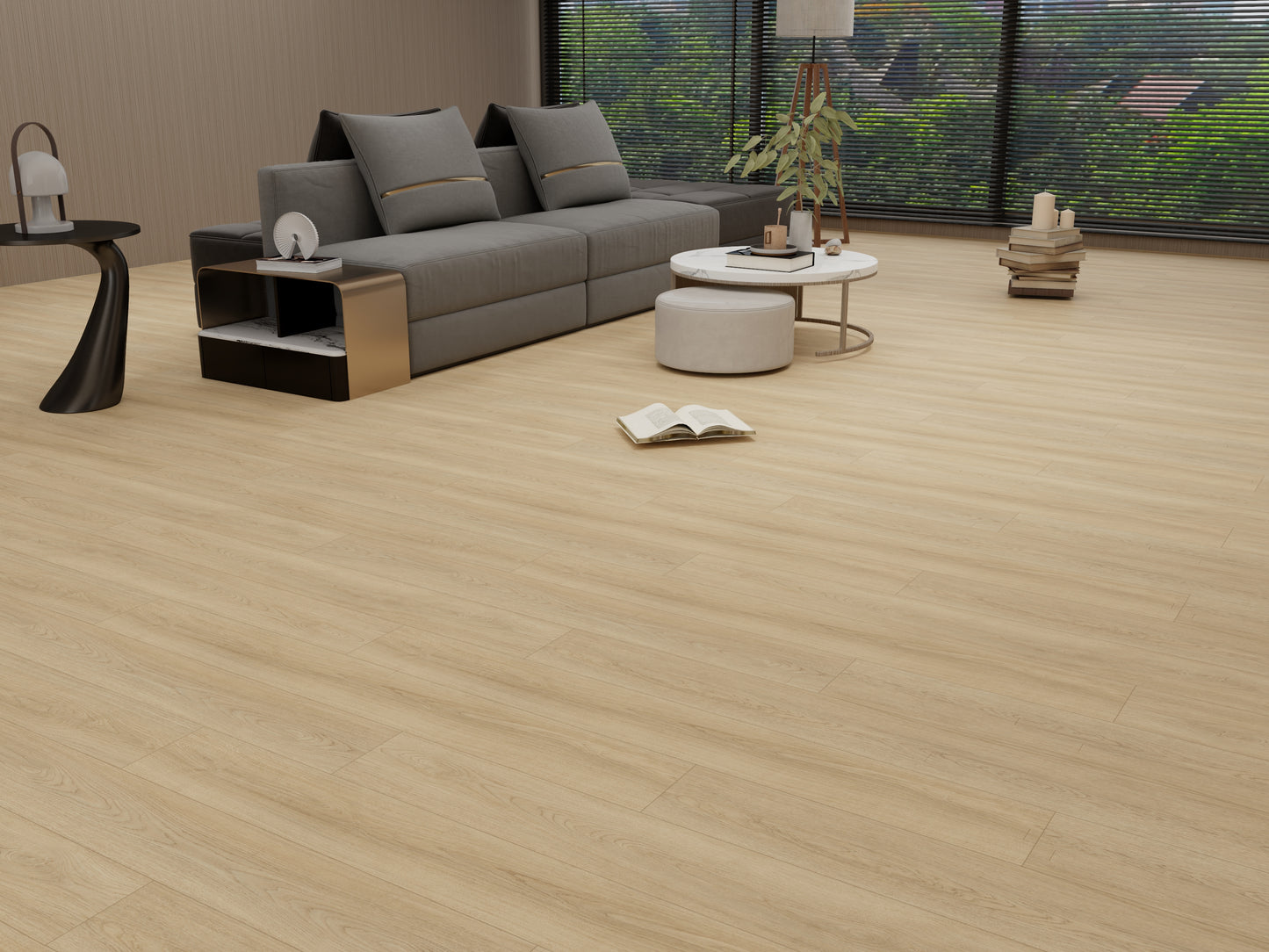 DURAPRO X Click-In Vinyl Plank SPC Flooring, 28 mil, 7.5mm 14.419 Sq Ft/Box SYCAMORE