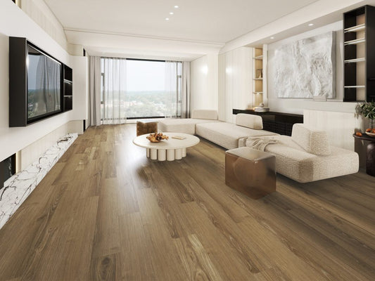 ONYX PRO Click-In Vinyl Plank SPC Flooring, 20 mil, 5mm 23.77 Sq Ft/Box Tahiti
