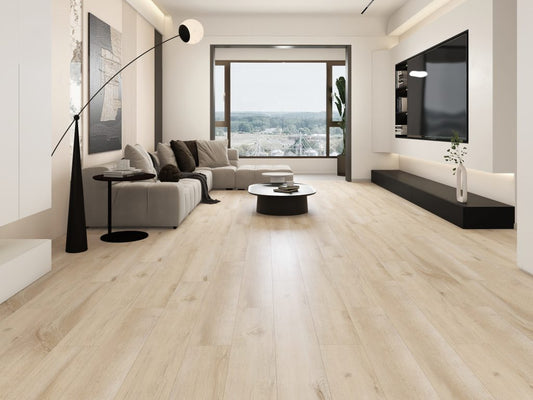 ONYX PRO Click-In Vinyl Plank SPC Flooring, 20 mil, 5mm 23.77 Sq Ft/Box Santorini