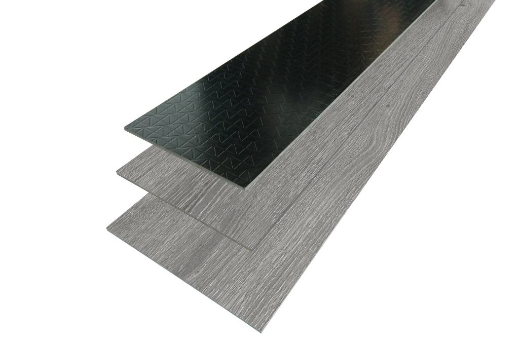GRIPTECH PRO LooseLay Vinyl Plank LVT Flooring, 28 Mil, 5mm 24.166 Sq Ft/Box Grey Hickory