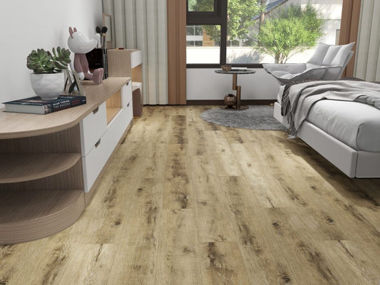 GLU PRO, Glue Down Vinyl Plank LVT Flooring, 22 mil, 3mm 37.333 Sq Ft/Box Harvest Wind