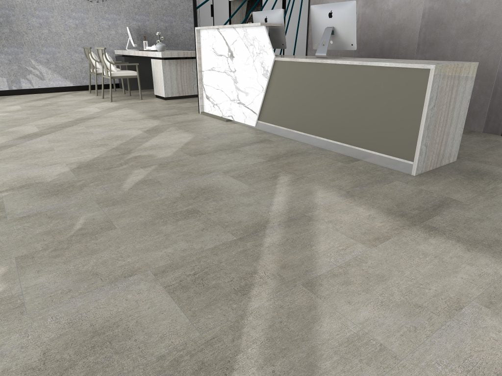ROCK PRO Click-In Vinyl Plank SPC Flooring, 22 mil, 7mm 16.021 Sq Ft/Box Fondazione