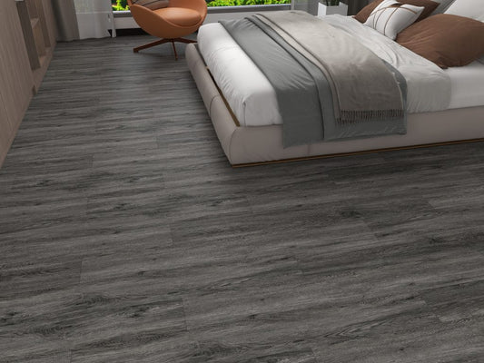 GLU PRO, Glue Down Vinyl Plank LVT Flooring, 22 mil, 3mm 37.333 Sq Ft/Box Cielos Grises