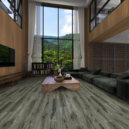 GLU PRO, Glue Down Vinyl Plank LVT Flooring, 22 mil, 3mm 37.333 Sq Ft/Box Vie Urbaine