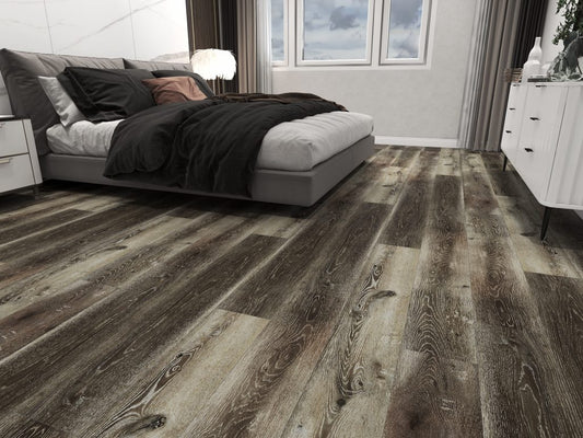 DURA PRO, Click-In Vinyl Plank SPC Flooring, 22 mil, 6.5mm 19.225 Sq Ft/Box Willamette