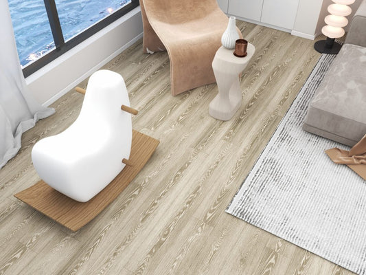 DURA PRO, Click-In Vinyl Plank  SPC Flooring, 22 mil, 6.5mm 19.225 Sq Ft/Box Bosco De Spiaggia