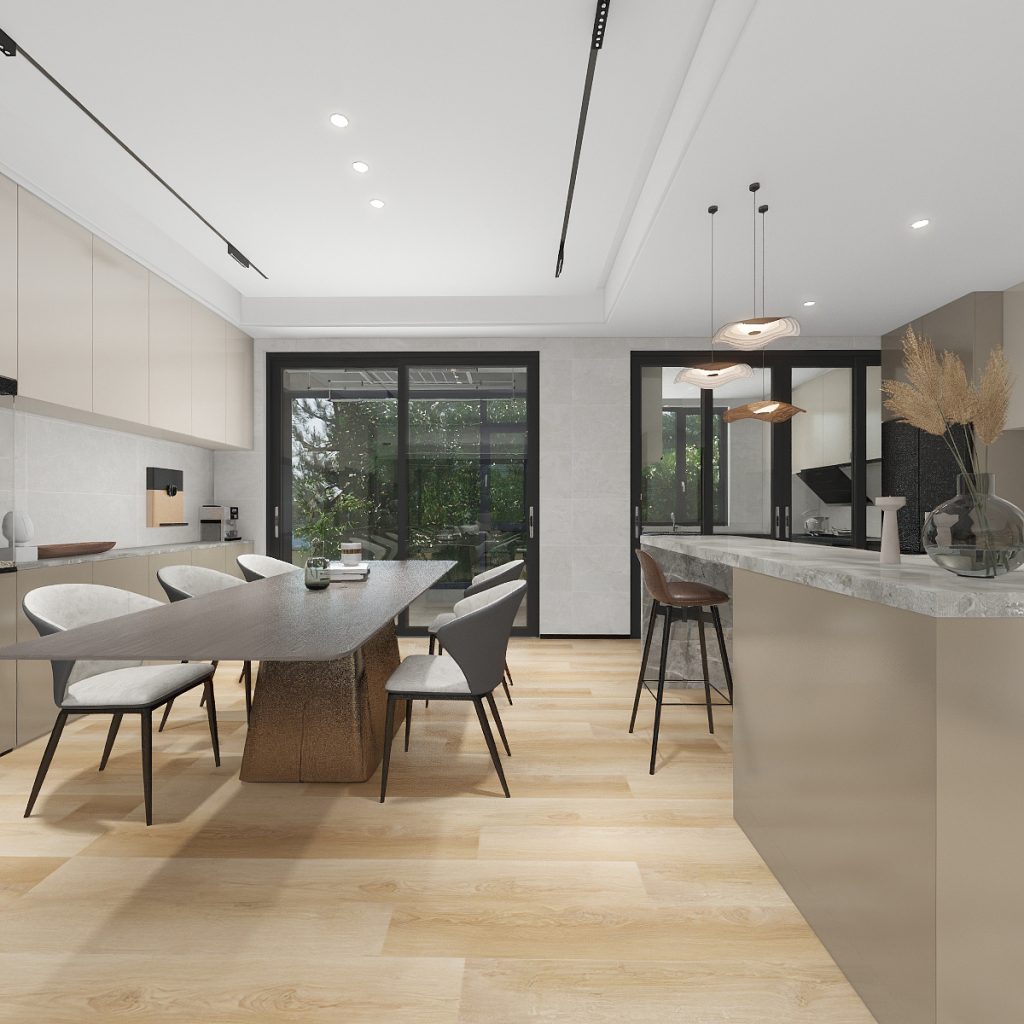 GRIPTECH PRO LooseLay Vinyl Plank LVT Flooring, 28 Mil, 5mm Aurora