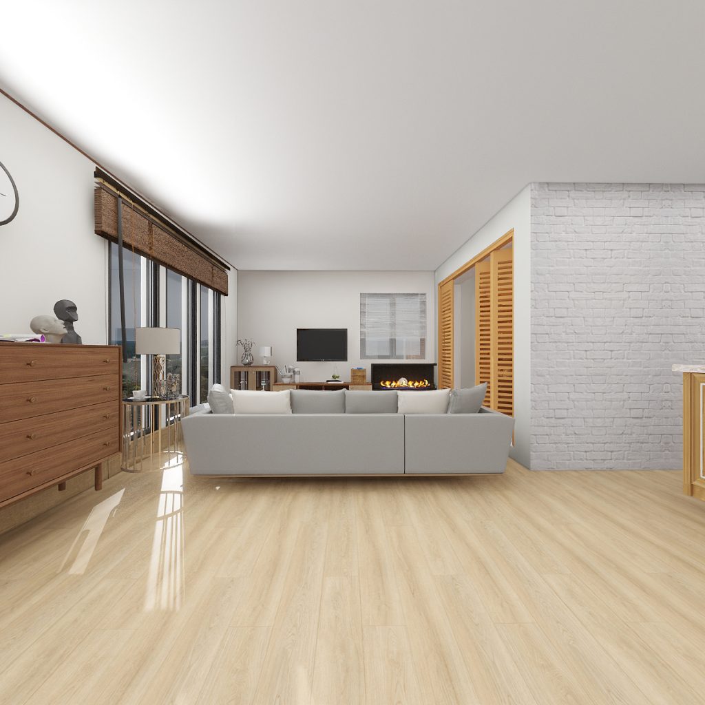 GRIPTECH PRO LooseLay Vinyl Plank LVT Flooring, 28 Mil, 5mm SYCAMORE