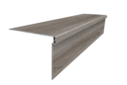 Luxury Vinyl Water Proof & Dent Proof 51.18" Lenth x 11.81" Width x 1.57" Thick stair Tread - Elmes