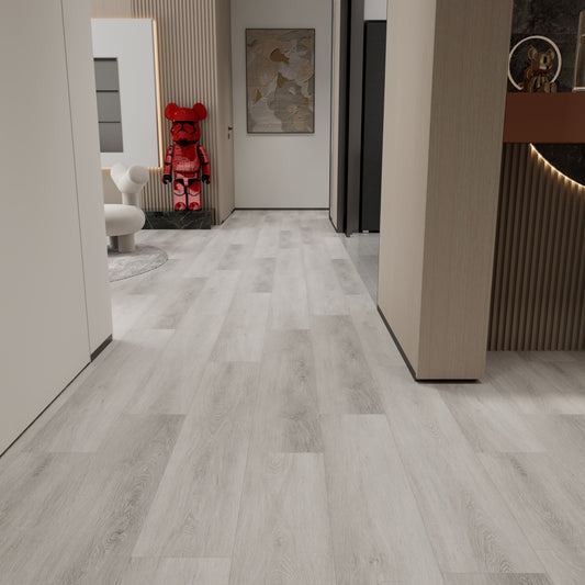 DURAPRO X Click-In Vinyl Plank SPC Flooring, 28 mil, 7.5mm 14.419 Sq Ft/Box RUSTIC GREY