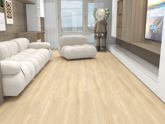 DURAPRO X Click-In Vinyl Plank SPC Flooring, 28 mil, 7.5mm 14.419 Sq Ft/Box SYCAMORE