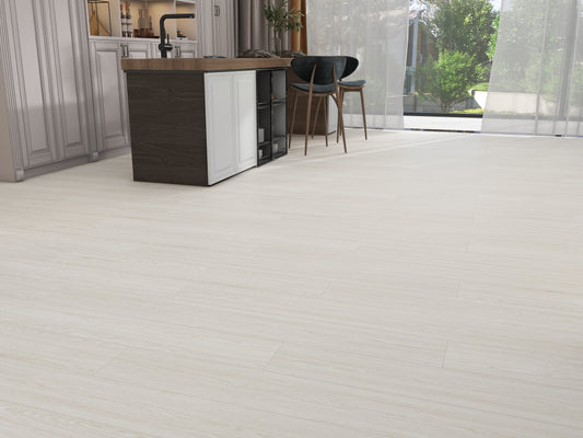 DURAPRO X Click-In Vinyl Plank SPC Flooring, 28 mil, 7.5mm 14.419 Sq Ft/Box IVORY TOWER