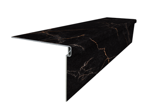 Luxury Vinyl Water Proof & Dent Proof 51.18" Lenth x 11.81" Width x 1.57" Thick stair Tread - Saint Laurent