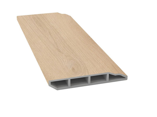 Luxury Vinyl Water Proof & Dent Proof 94.49" Lenth x 3.15" Width x 0.59" Thick Skirting - Aurora