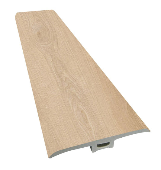 Luxury Vinyl Water Proof & Dent Proof 94.49" Lenth x 1.77" Width x 0.28" Thick T-Molding - Glacier Grain