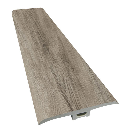 Luxury Vinyl Water Proof & Dent Proof 94.49" Lenth x 1.77" Width x 0.28" Thick T-Molding - Glacier Grain