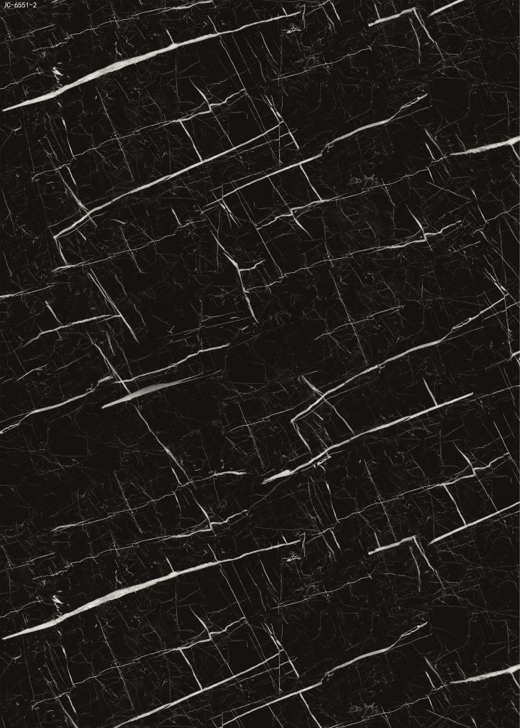 ROCK PRO Click-In Vinyl Plank SPC Flooring, 22 mil, 7mm Nero Marquina
