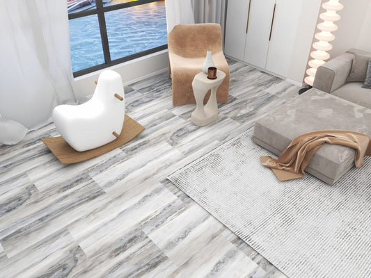 ROCK PRO Click-In Vinyl Plank SPC Flooring, 22 mil, 7mm 16.021 Sq Ft/Box Palissandro
