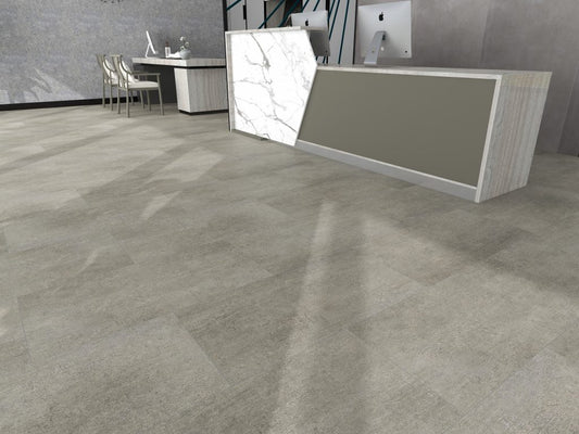 ROCK PRO Click-In Vinyl Plank SPC Flooring, 22 mil, 7mm 16.021 Sq Ft/Box Fondazione